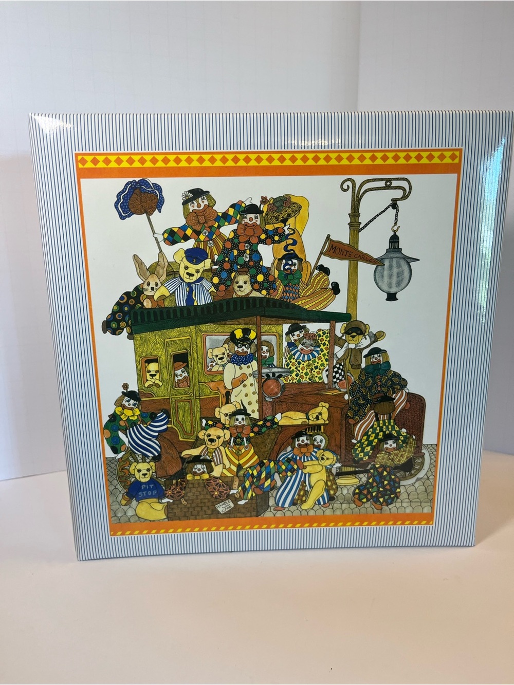 Vintage Penny Cox Print Photo Album, Vintage Clowns & Teddy Bears, New